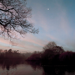 Moon Over Verulum Lake,