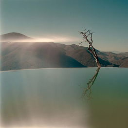 Morning at Hierve El Agua iii,